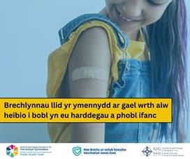 A child with a band aid on her arm

AI-generated content may be incorrect.